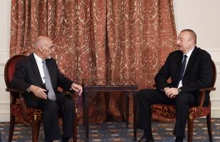 Ilham Aliyev met with Afghan President Mohammad Ashraf Ghani in Brussels