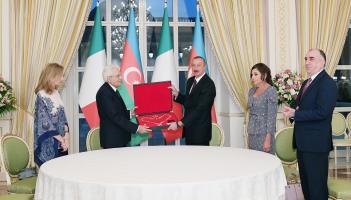 Award ceremony was held as part of Italian President’s official visit to Azerbaijan