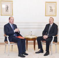 Ilham Aliyev met with Airbus vice-president for Eurasia