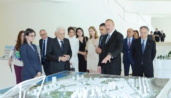 Ilham Aliyev, Italian President Sergio Mattarella viewed exhibition dedicated to Shah Ismayil Khatai