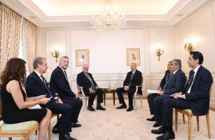 Ilham Aliyev met with Chairman and CEO of Naval Group in Paris