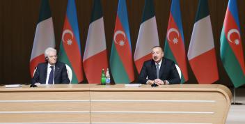 Speech by Ilham Aliyev at the Azerbaijan-Italy business forum