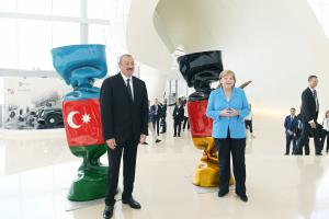 President of Azerbaijan and German Federal Chancellor met with businessmen