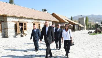 Ilham Aliyev attended opening of Damirchi Archaeology Museum in Shamakhi district