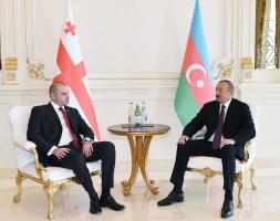 Ilham Aliyev met with Georgian Prime Minister Mamuka Bakhtadze