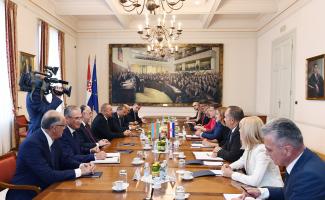 Ilham Aliyev met with Speaker of Croatian Parliament Gordan Jandrokovic