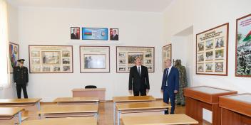 Ilham Aliyev viewed conditions at newly-reconstructed technical and humanitarian lyceum No 2 in Baku