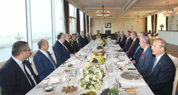 Presidents of Azerbaijan and Turkey had joint working dinner