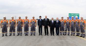 Ilham Aliyev inaugurated Alat-Astara-Iran state border highway