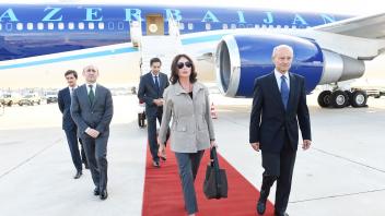 First Vice-President of Azerbaijan Mehriban Aliyeva arrived in Italy for official visit