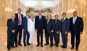 Ilham Aliyev received delegation led by Special Olympics chairman