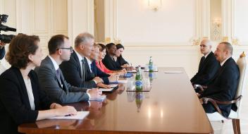 Ilham Aliyev received delegation led by vice-president of European Investment Bank