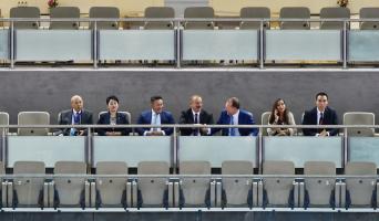 Ilham Aliyev watched final bout at National Gymnastics Arena