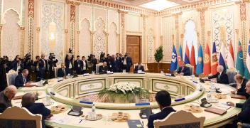 Ilham Aliyev attended CIS Heads of State Council's session in limited format in Dushanbe