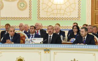 Ilham Aliyev attended expanded session of CIS Council of Heads of State in Dushanbe