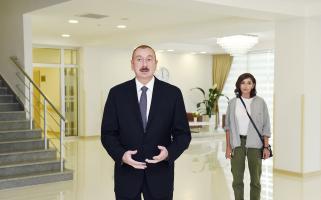 Speech by Ilham Aliyev at the opening of Guba District Central Hospital