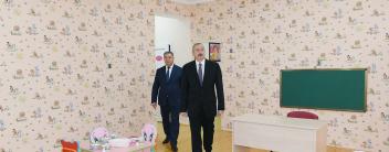 Ilham Aliyev attended opening of 100-seat orphanage-kindergarten in Lerik