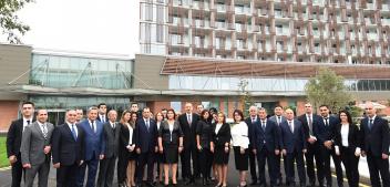 Ilham Aliyev viewed Lankaran Istisu and Health Center