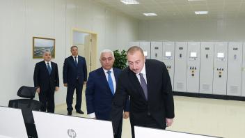 Ilham Aliyev attended inauguration of power station in Lerik