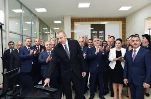 Ilham Aliyev launched water supply system in Astara