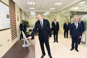 Ilham Aliyev launched Imishi Automated Control and Monitoring Center of Azerishig OJSC