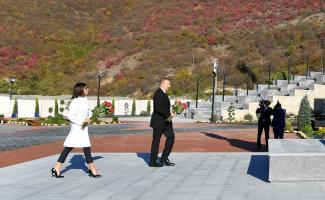 Ilham Aliyev arrived in the city of Shaki for visit