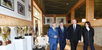Ильхам Алиев  принял участие в открытии Карабахского коневодческого комплекса