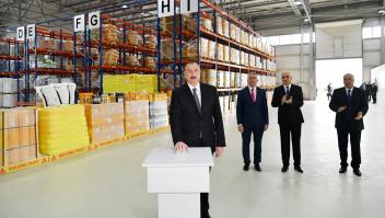 Ilham Aliyev inaugurated construction chemicals plant in Sumgayit Chemical Industrial Park