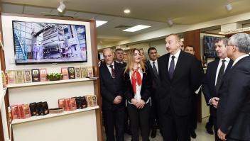 Ilham Aliyev familiarized himself with Azerbaijan’s trading house in Minsk