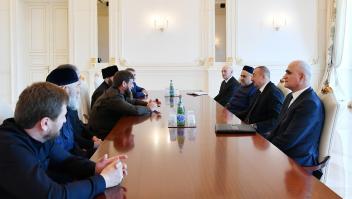 Ilham Aliyev received delegation led by Head of Chechen Republic of Russian Federation Ramzan Kadyrov