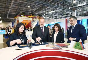 Ilham Aliyev viewed Bakutel 2018 exhibition