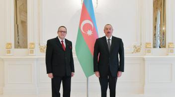 Ilham Aliyev received credentials of incoming Austrian ambassador VIDEO