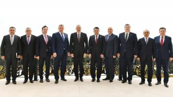 Ilham Aliyev received delegation of Astrakhan region