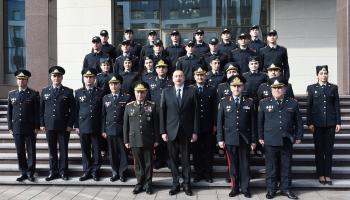 Ильхам Алиев принял участие в открытии нового учебного здания Полицейской академии Министерства внутренних дел