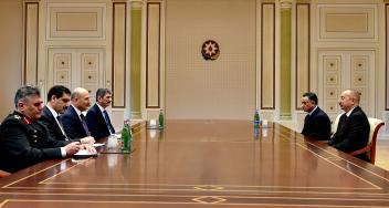 Ilham Aliyev received delegation led by Turkish interior minister