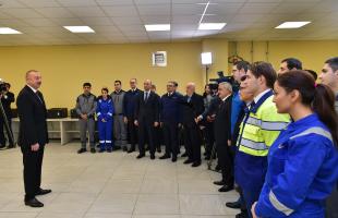 Speech by Ilham Aliyev at the opening of  SOCAR carbamide plant in Sumgayit