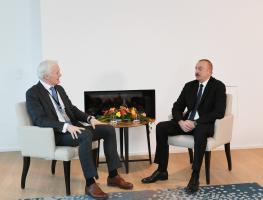 Ilham Aliyev met with Microsoft vice president