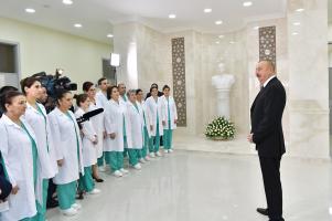 Speech by Ilham Aliyev at the opening of  hospital in Gobustan settlement, Garadagh district