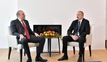 Ilham Aliyev met with Georgian PM Mamuka Bakhtadze