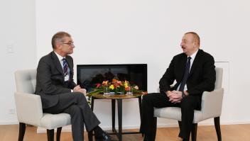 Ilham Aliyev met with president of Europe Selling & Market Operations at Procter & Gamble in Davos