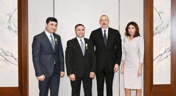 Ilham Aliyev awarded Sabir and Umud Shirinov brothers “For Bravery” medal