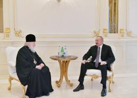 Ilham Aliyev met with Patriarch Kirill of Moscow and All Russia