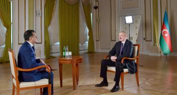 Ilham Aliyev was interviewed by Real TV