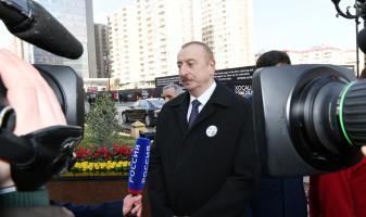 Ilham Aliyev was interviewed by Rossiya-24 correspondent