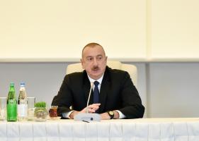 Opening speech by Ilham Aliyev at the meeting with a group of culture and art figures