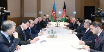 Ilham Aliyev met with Afghan President Mohammad Ashraf Ghani