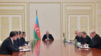 Speech by Ilham Aliyev at the meeting on economic and social issues under the President of Azerbaijan