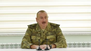 Speech by Ilham Aliyev at the military unit of Defense Ministry`s Special Forces