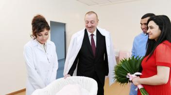 Ilham Aliyev and first lady Mehriban Aliyeva met with parents of Azerbaijan’s 10 millionth citizen