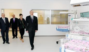 Ilham Aliyev inaugurated Gobustan District Central Hospital